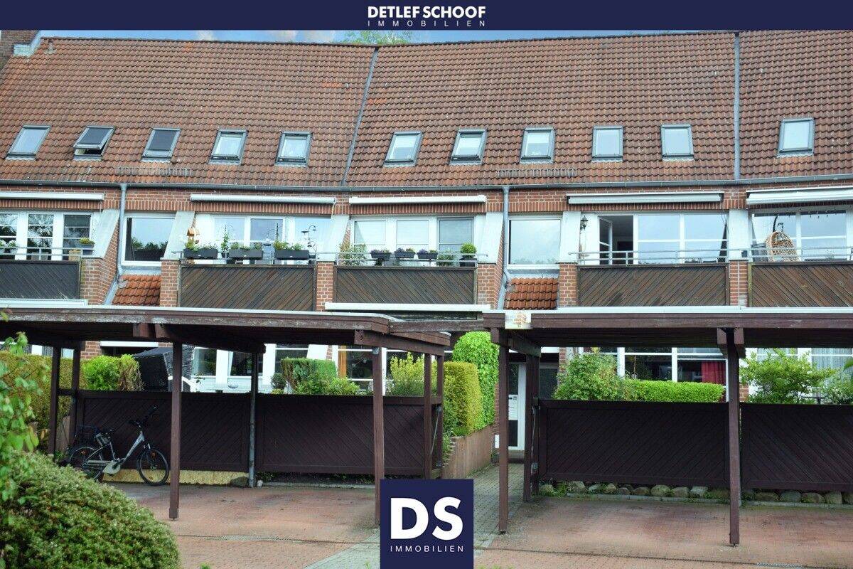 Vermietete 2-Zimmer-Eigentumswohnung mit zwei Terrassen, Garten und PKW-Stellplatz in Wellsee, 24145 Kiel