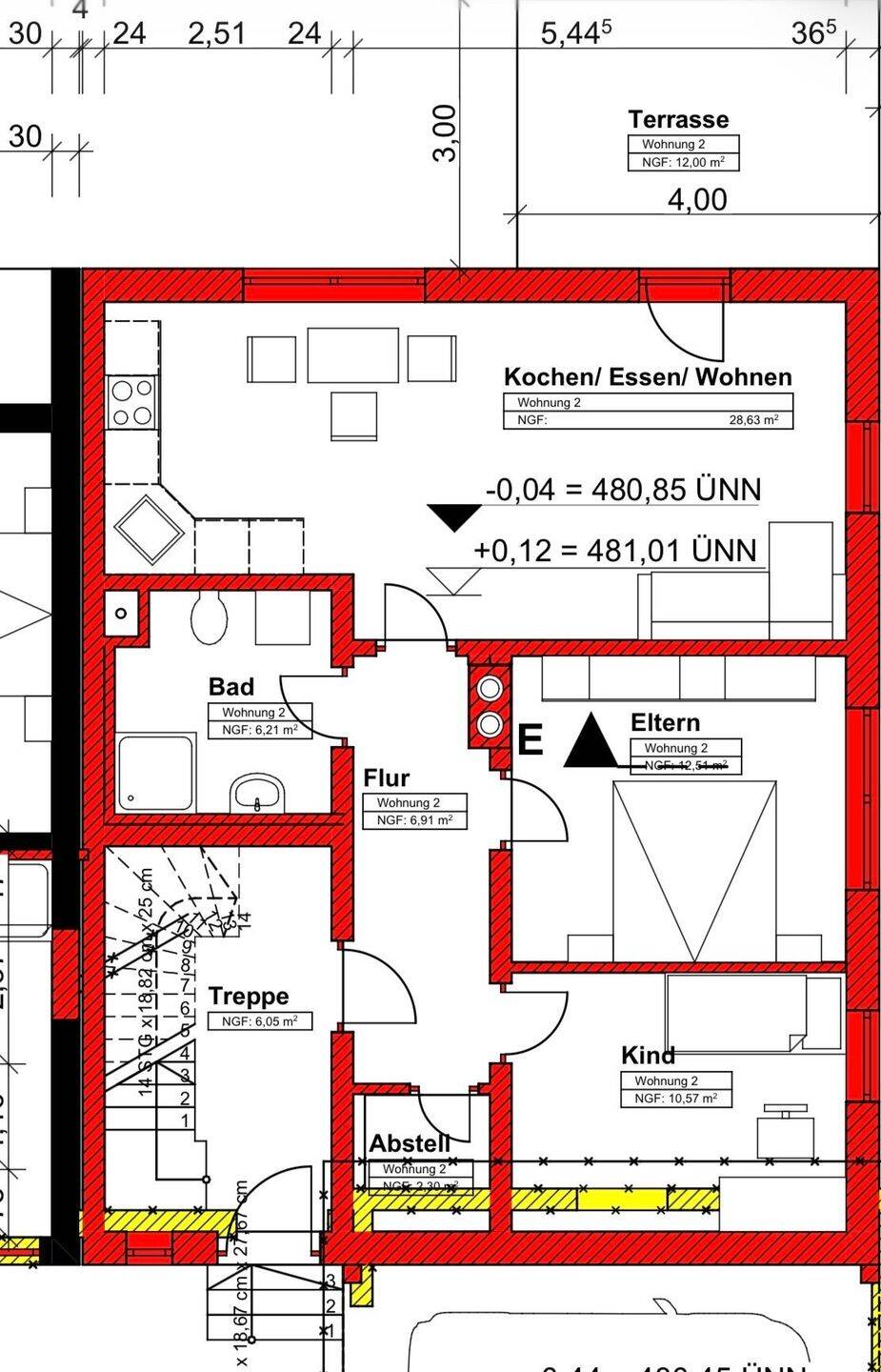Mehrfamilienhaus mit 4 Neubauwohnungen zu vermieten, 89331 Burgau