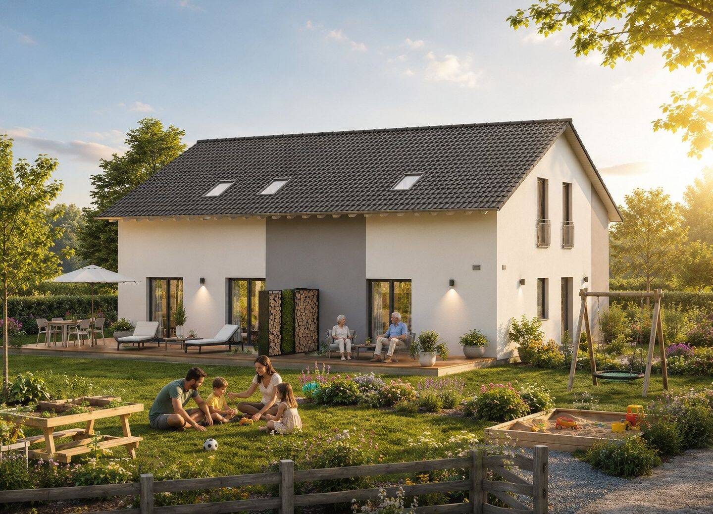 Traumhaus mit Wellness-Oase für die Eltern, 3 Kinderzimmern und Einliegerwohnung – FamilyStyle 26.01S, 75417 Mühlacker