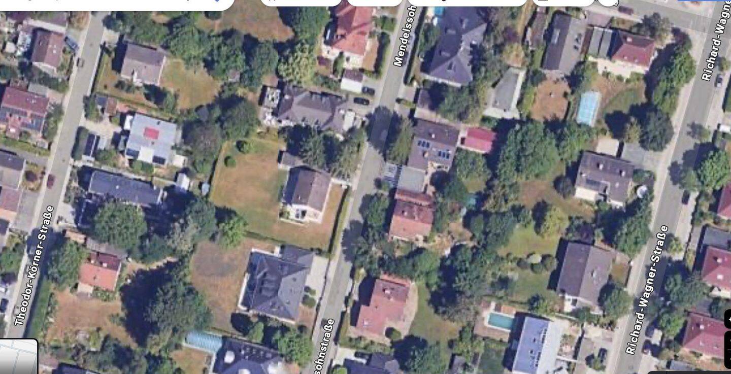 Ruhiges Baugrundstück für eine Haushälfte in Toplage Pullach/Isartal, 82049 Pullach i. Isartal