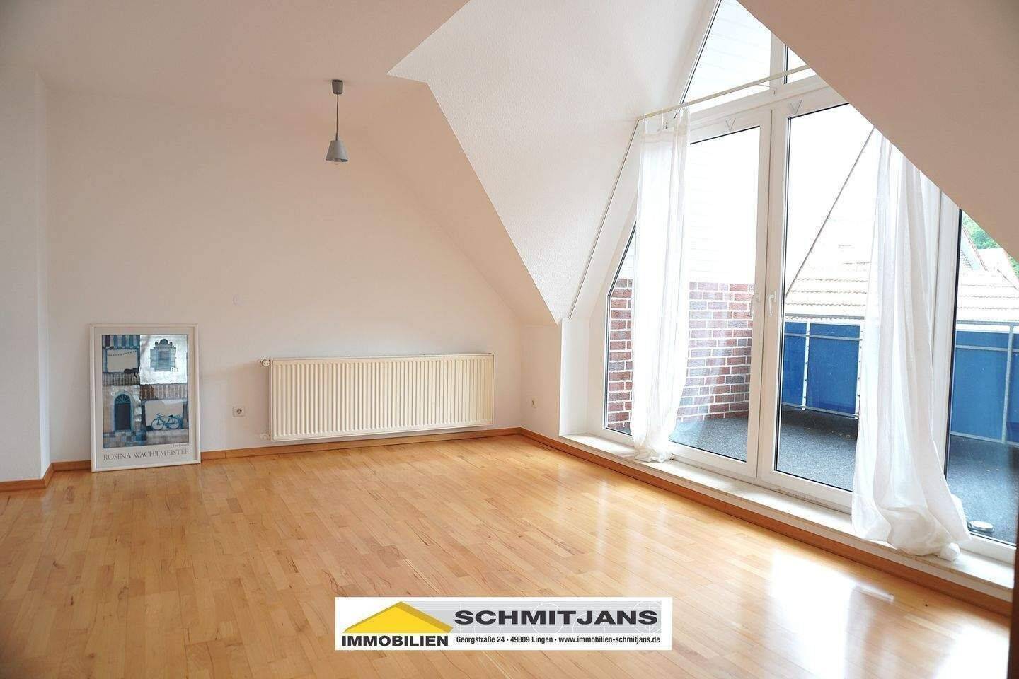 Attraktive, moderne, frisch renovierte 2-Zimmer-Wohnung mit Loggia an Einzelperson zu vermieten, 49811 Lingen (Ems)