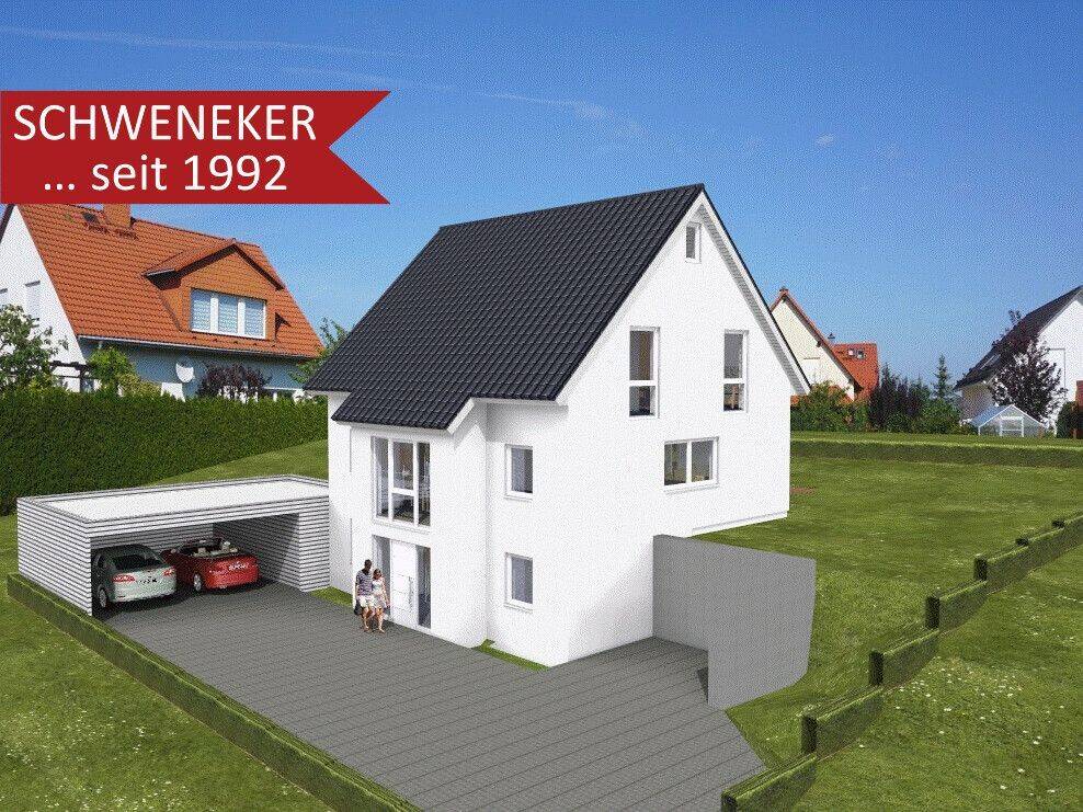 Kreative Neubauplanung für ein Hanggrundstück in Lübbecke, 32312 Lübbecke