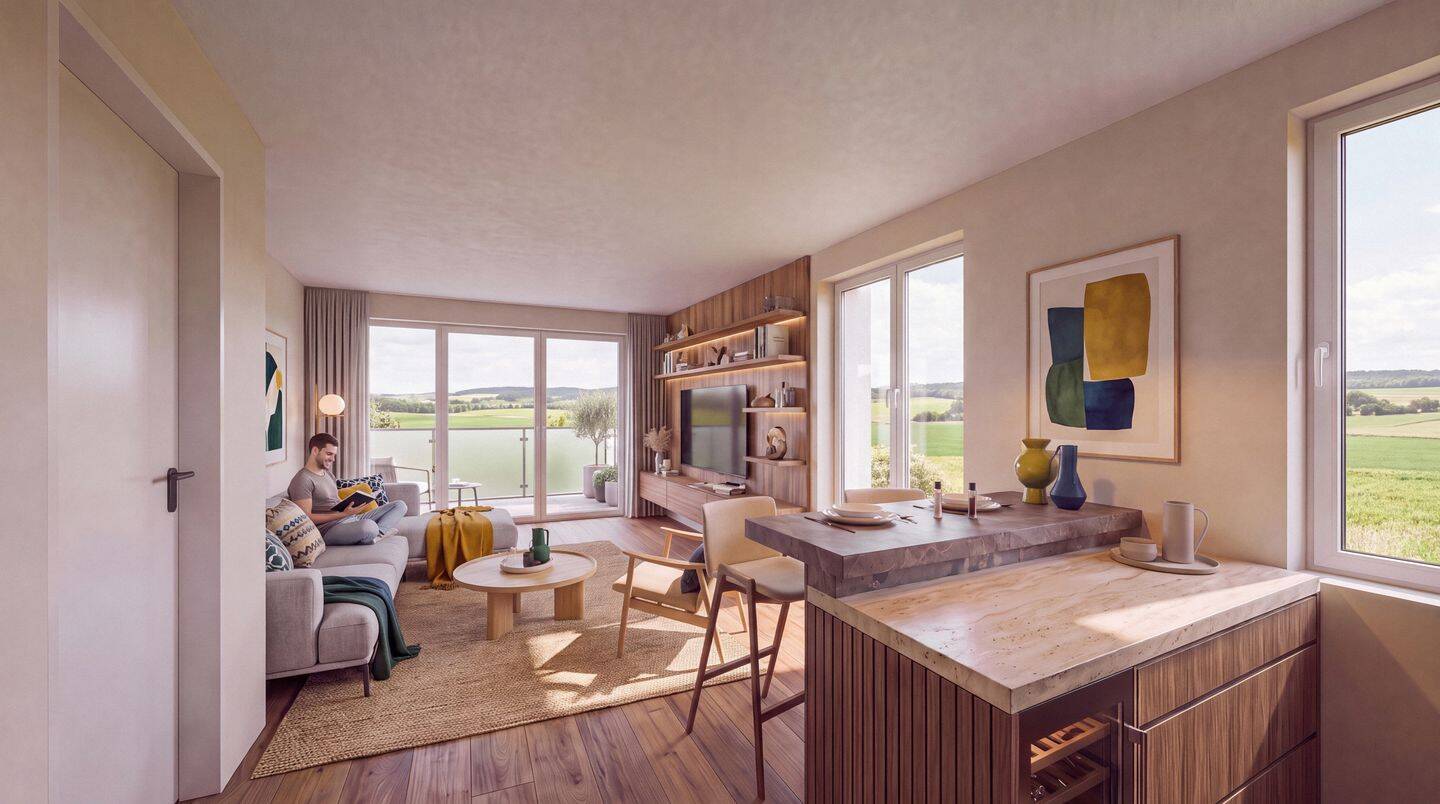Moderne QNG 2-ZI Neubauwohnung mit Balkon 1.OG – hohe Steuervorteile & KfW Finanzierung ab 1.60% p.a, 57392 Schmallenberg