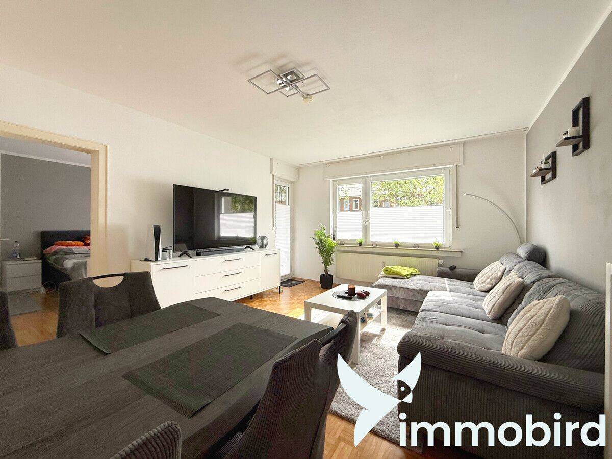 ***Attraktive 2-Zimmer-Hochparterre -Wohnung mit Loggia und Garage, 44263 Dortmund (Hörde Mitte Schüren)