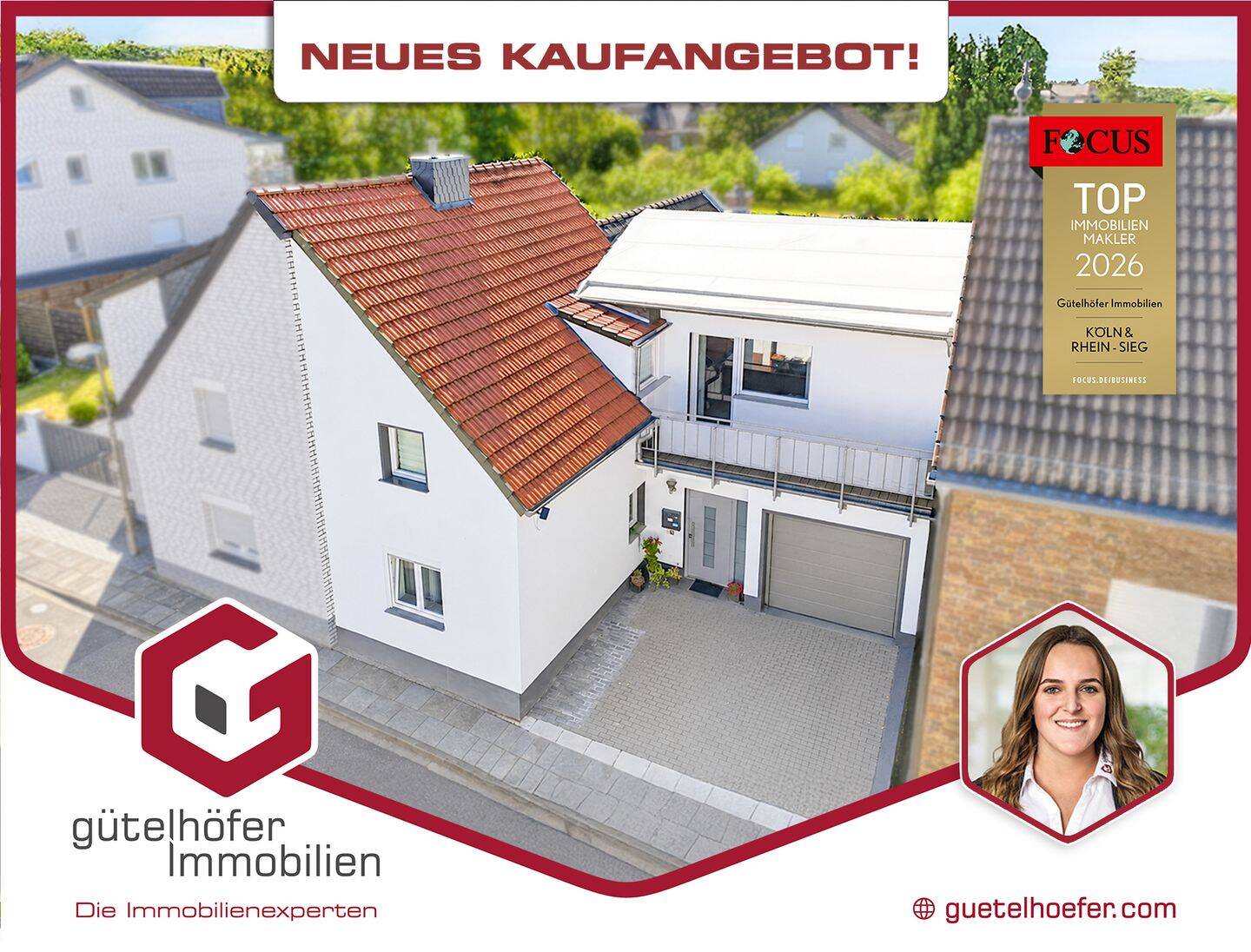 Modernisierte Doppelhaushälfte mit Garage, Terrasse, Balkon und viel Wohnkomfort in Wormersdorf, 53359 Rheinbach