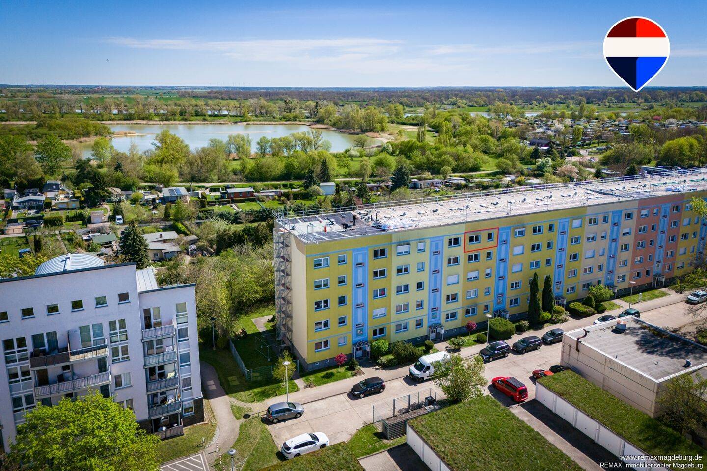 Wohnen mit Weitblick: 3-Raum-Wohnung mit Balkon und Blick auf den Salbker See, 39122 Magdeburg (Beyendorf-Sohlen Beyendorfer Grund Fermersleben Salbke Westerhüsen)