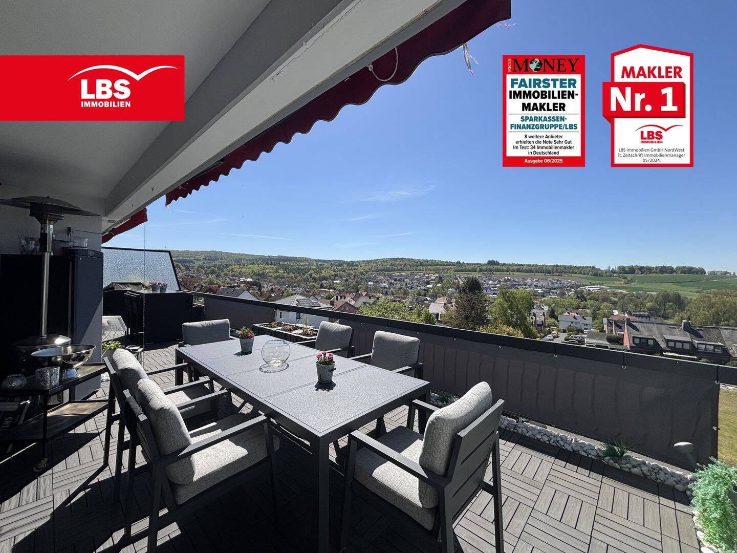 Penthouse-Feeling mit spektakulärem Weitblick, 34329 Nieste
