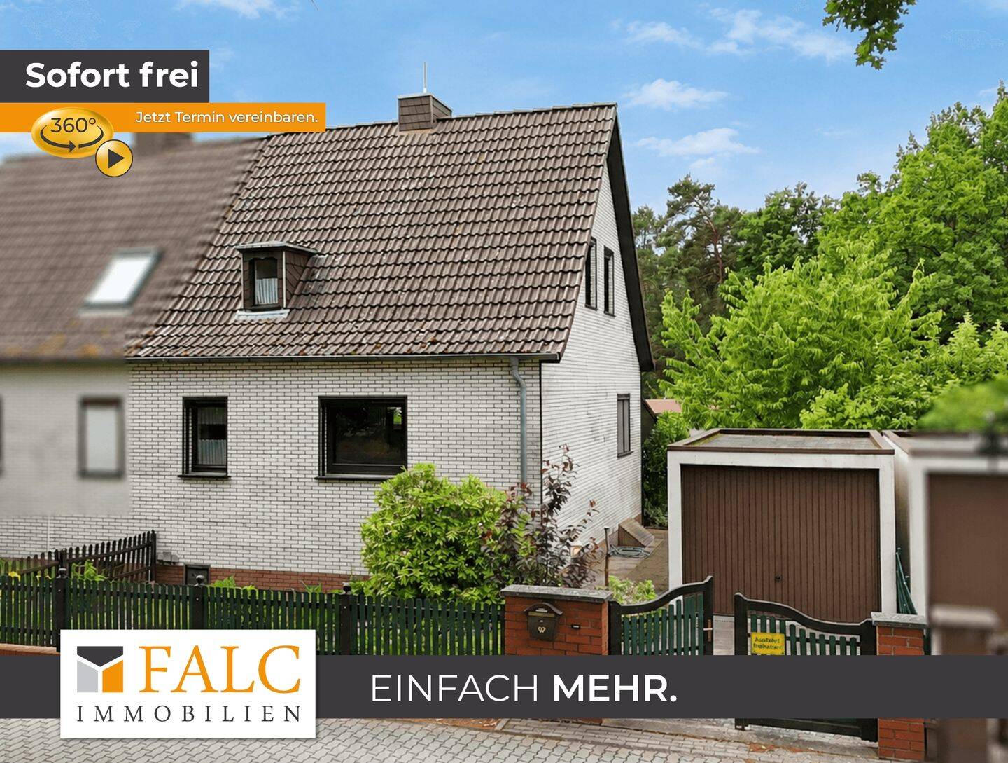 Charmante Doppelhaushälfte mit direktem Seeblick – FALC Immobilien, 15741 Bestensee