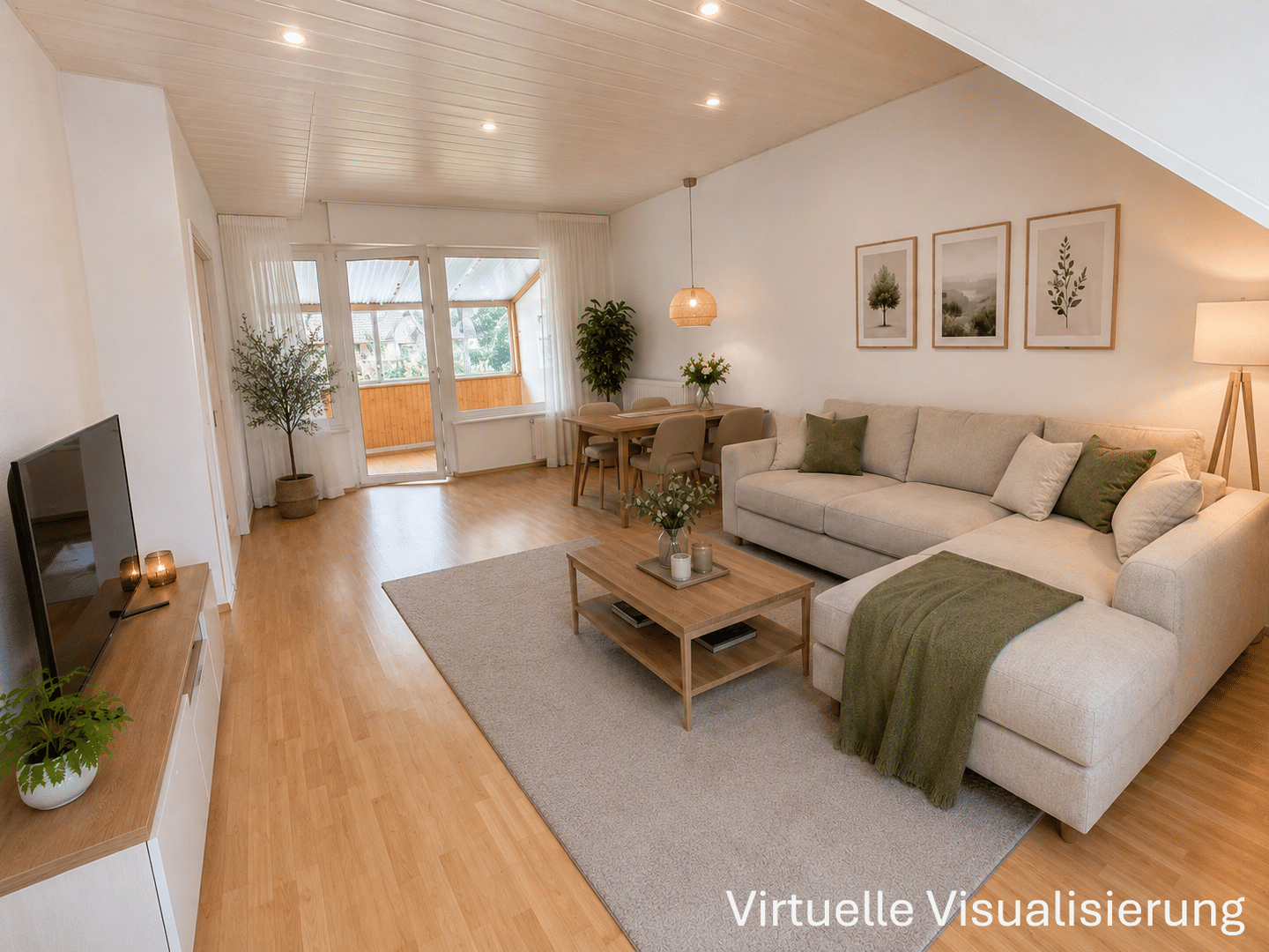Sofort einziehen| 71 m² DG-Wohnung mit Wintergarten,Stellplatz & nur 500m zur S-Bahn| provisionsfrei, 64546 Mörfelden-Walldorf