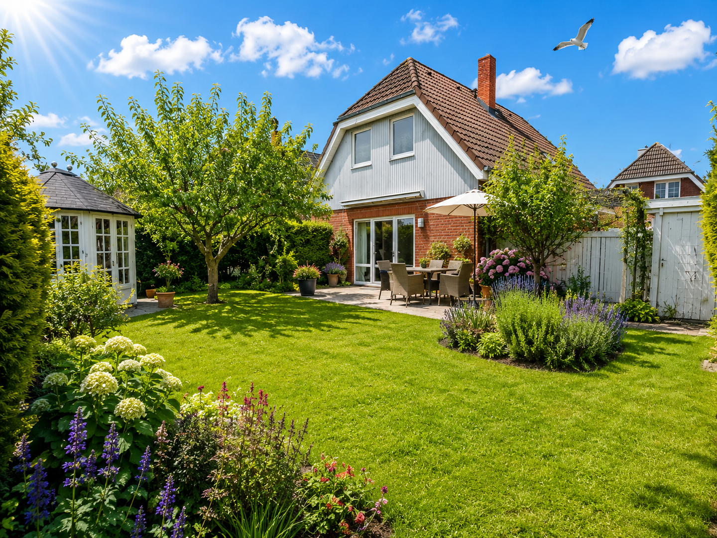 Ein Zuhause auf der Sonneninsel: Garten, Ruhe und Ostseeluft in Burg auf Fehmarn – COURTAGEFREI, 23769 Fehmarn