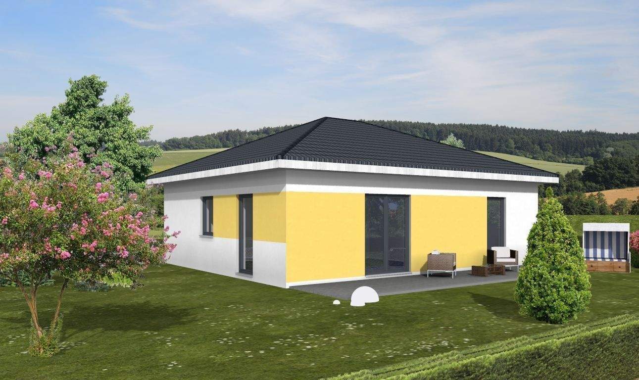 BUNGALOW FÜR ZWEI/Massiv gebaut/Stein-auf-Stein/Festpreis/Bauzeitgarantie/kurze Bauzeit, 95100 Selb