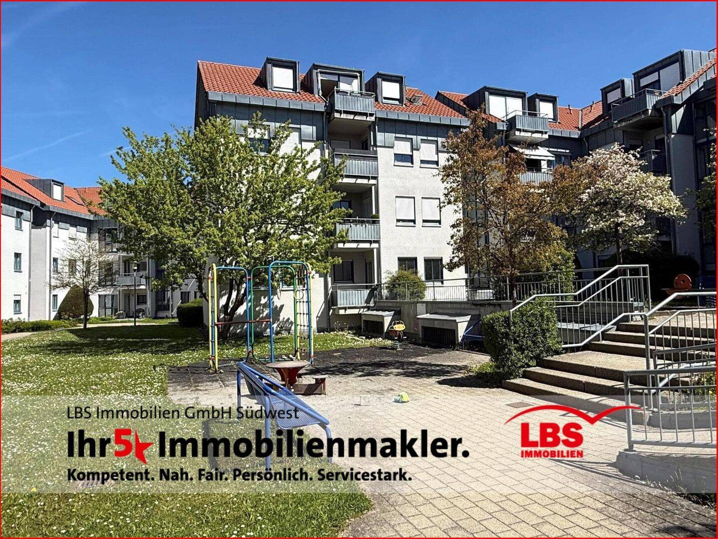 Sofort verfügbar! Helle 4-Zimmer- Erdgeschoss-Wohnung mit Balkon, Tiefgaragen- und Außenstellplatz, 88348 Bad Saulgau