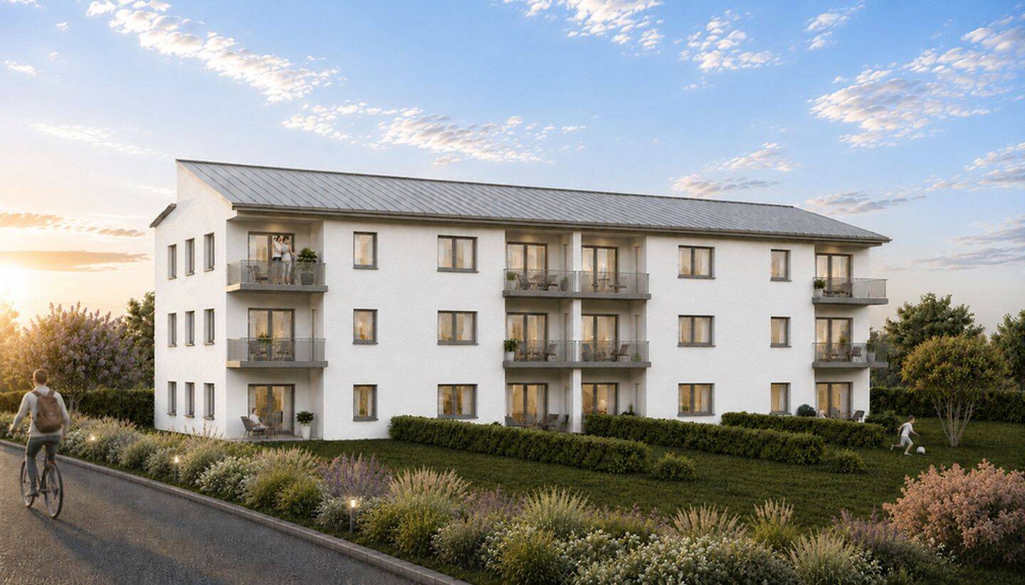 KfW 40 QNG|  Neubau | 3-Zimmer-Eigentumswohnung | Aufzug | Tiefgarage, 84092 Bayerbach b. Ergoldsbach