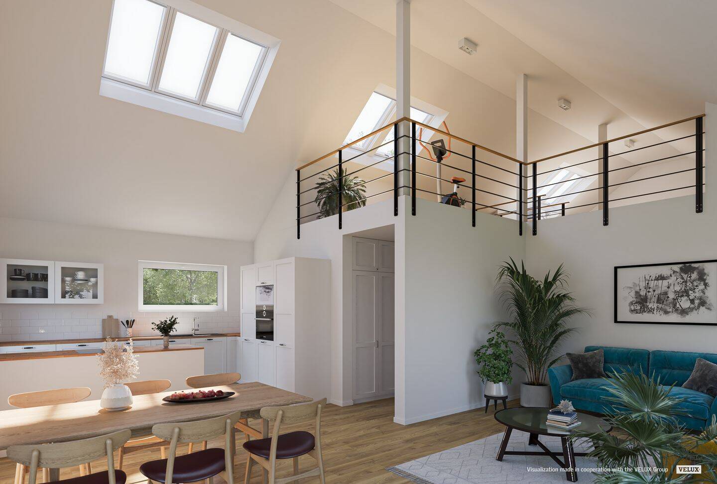 Kathedraldecke mit Empore + überdachter Terrasse, Preis inkl. Grundstück, 67808 Steinbach am Donnersberg