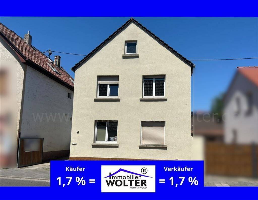 *** Freistehendes Haus mit 2 Vollgeschossen in Worms-Horchheim ***, 67551 Worms (Heppenheim Horchheim Pfeddersheim Weinsheim Wiesoppenheim)