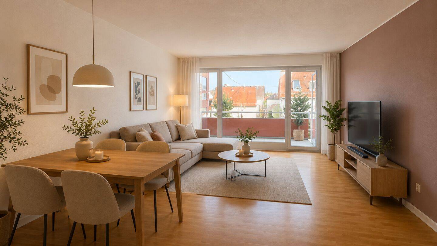 Zwei-Zimmer-Wohnung mit Balkon und Tiefgaragenstellplatz, 60439 Frankfurt am Main (Heddernheim Kalbach Niederursel Praunheim)