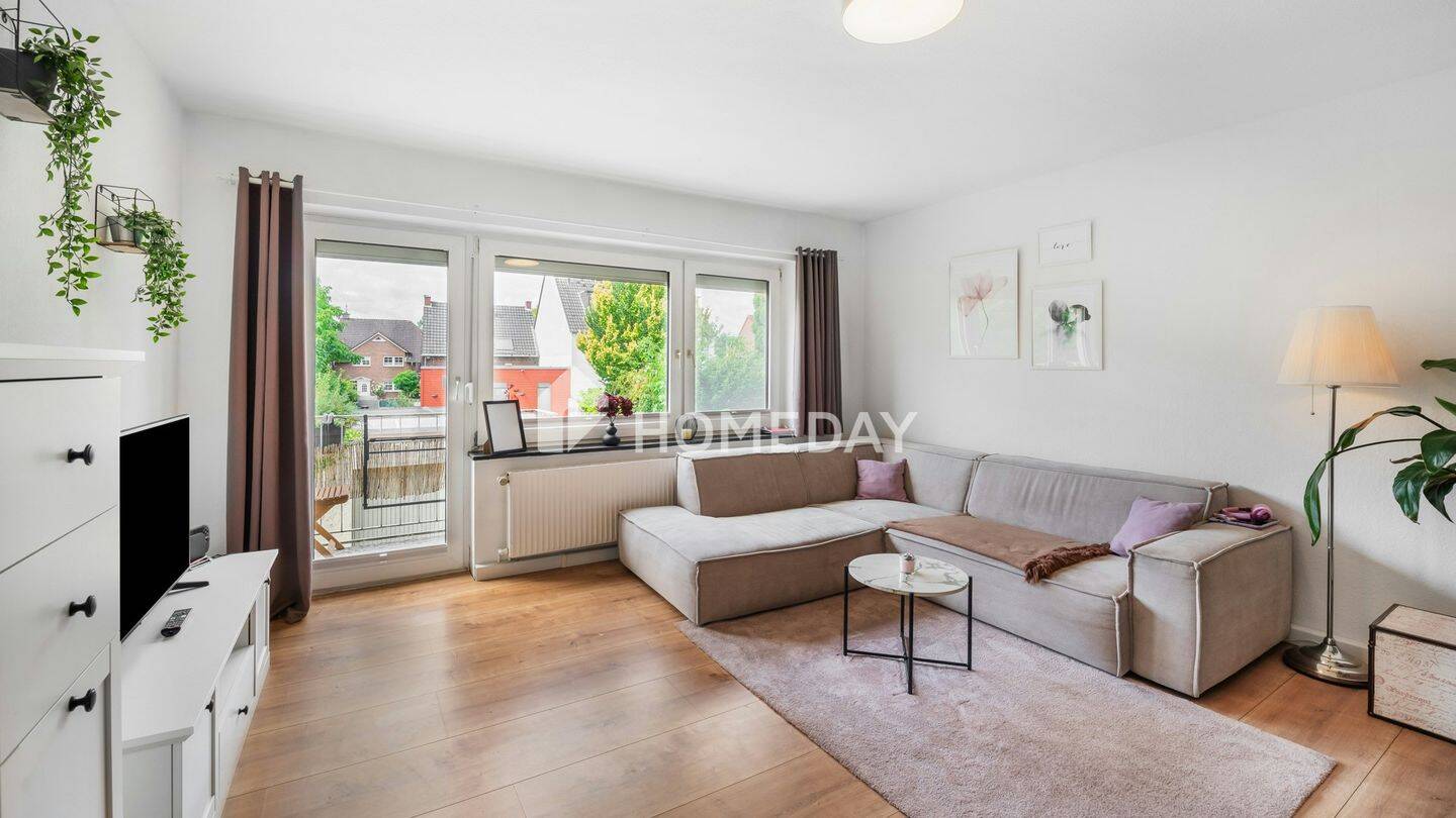 Modernisierte 3-Zimmer-Wohnung mit Balkon, Garage und Gartenzugang in Köln-Worringen, 50769 Köln (Chorweiler)