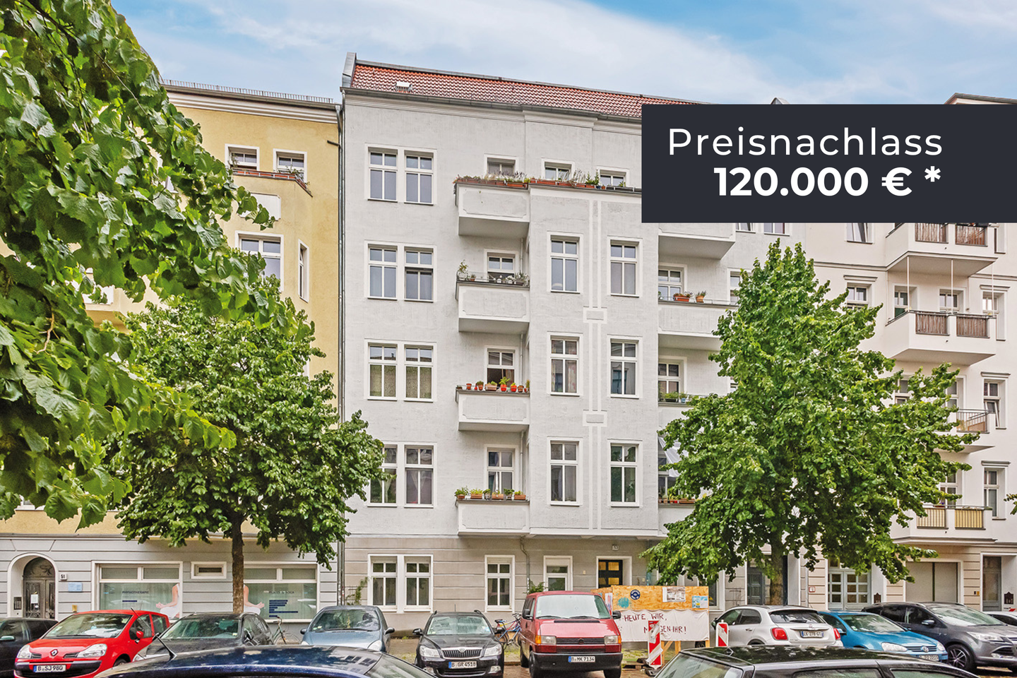 Preisnachlass sichern: Vermietetes 5-Zimmer-Apt. mit Balkon, Wannenbad & Gäste-WC im Stralauer Kiez, 10245 Berlin (Friedrichshain-Kreuzberg Friedrichshain)