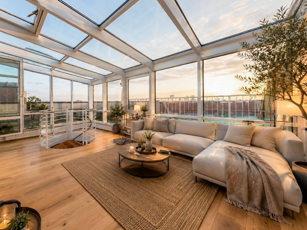 Top-Lage mit Weitblick: Lichtdurchflutete Wohnung mit Dachgarten, 10629 Berlin (Charlottenburg-Wilmersdorf Charlottenburg)
