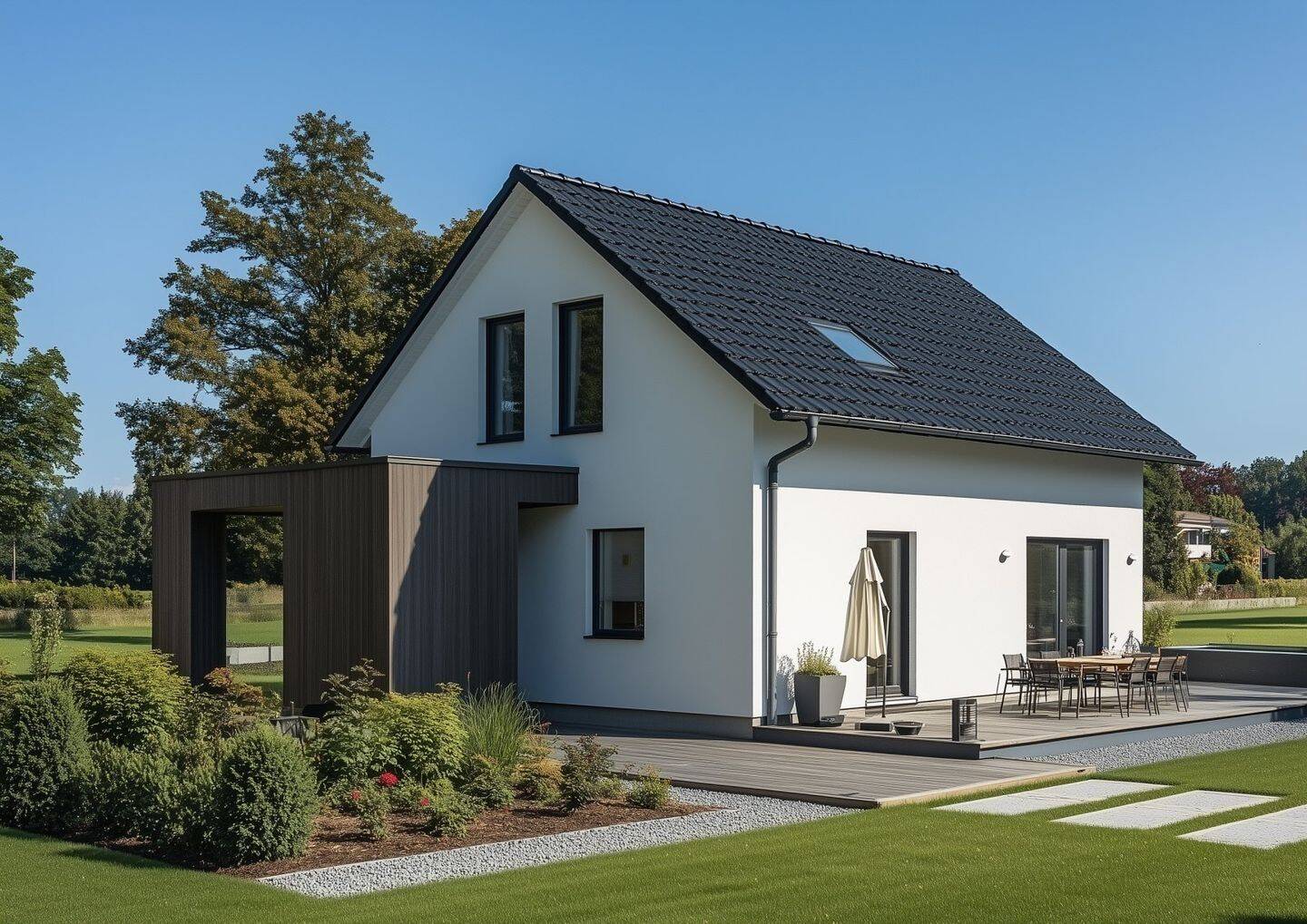 NEUBAU Familienleben im Einklang mit der Natur: Modernes Einfamilienhaus in Vellahn, 19260 Vellahn