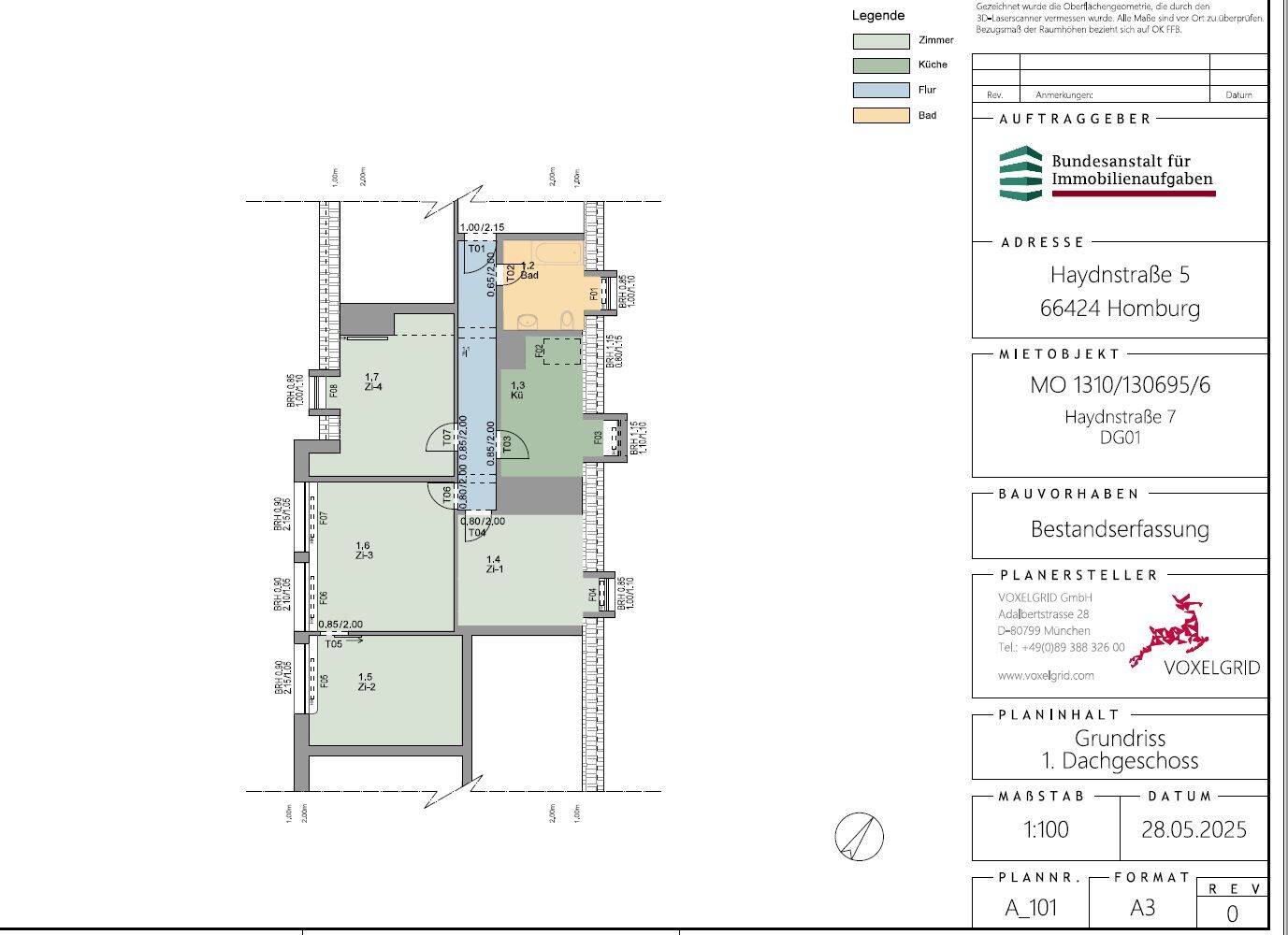 Schöne 4-Zimmer-Wohnung in Homburg, Haydnstr. 7, Dachgeschoss, 66424 Homburg