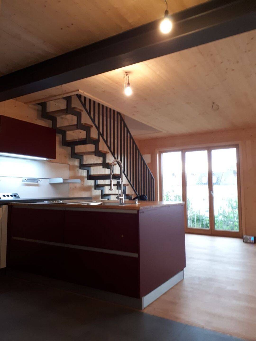 Moderne Maisonettewohnung in ökologischem Holzhaus, in der Nähe des Karlsfelder Sees, 85757 Karlsfeld