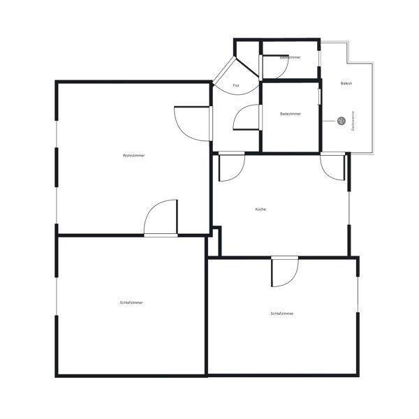 Familienfreundliche 4-Zimmer-Wohnung, 70191 Stuttgart (Bad Cannstatt Nord)