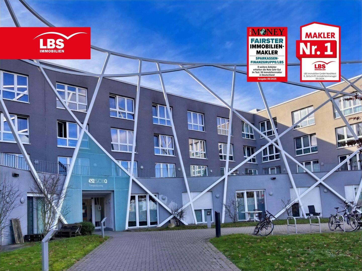 Modernes, vollmöbliertes Studentenapartment im 2. OG, 59063 Hamm (Berge Hamm-Mitte Lohauserholz Rhynern Westtünnen)