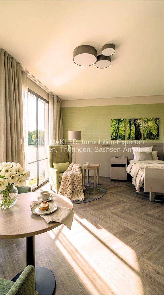 SOFORT EINZIEHEN: Premium Service-Wohnen: Fitnessstudio, Sauna, Swimmingpool, Terrassen, Gastronomie, 4442 Zwenkau