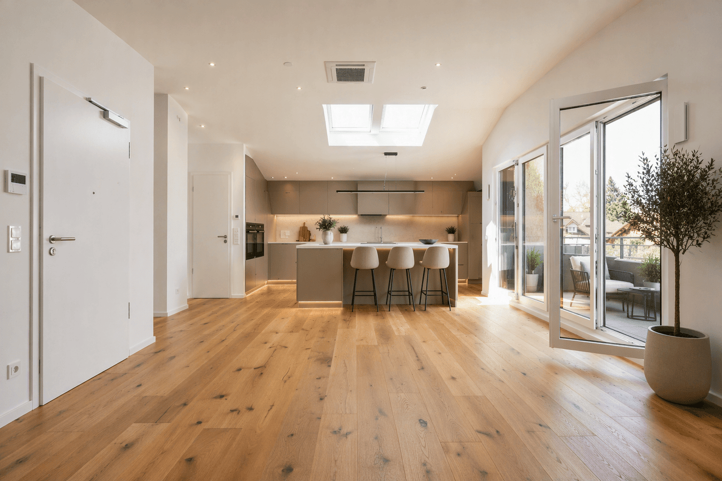 Lichtdurchfluteter Luxus im Dachgeschoss: Großzügiges 3-Zimmer-Penthouse – sofort beziehbar!