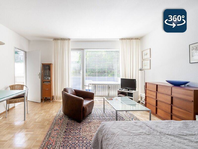 Ruhige Westendlage, sofort beziehbar: Voll ausgestattetes Apartment mit Balkon und TG-Stellplatz, 60322 Frankfurt am Main (Dornbusch Innenstadt Nordend-West Westend-Nord Westend-Süd)