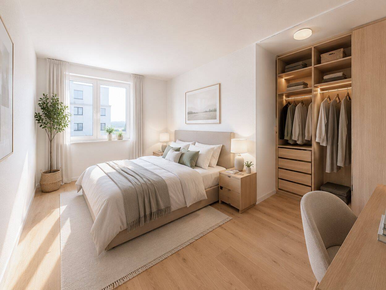 Neuwertige 4-Zimmer-Wohnung mit Fußbodenheizung & Westbalkon, 12529 Schönefeld