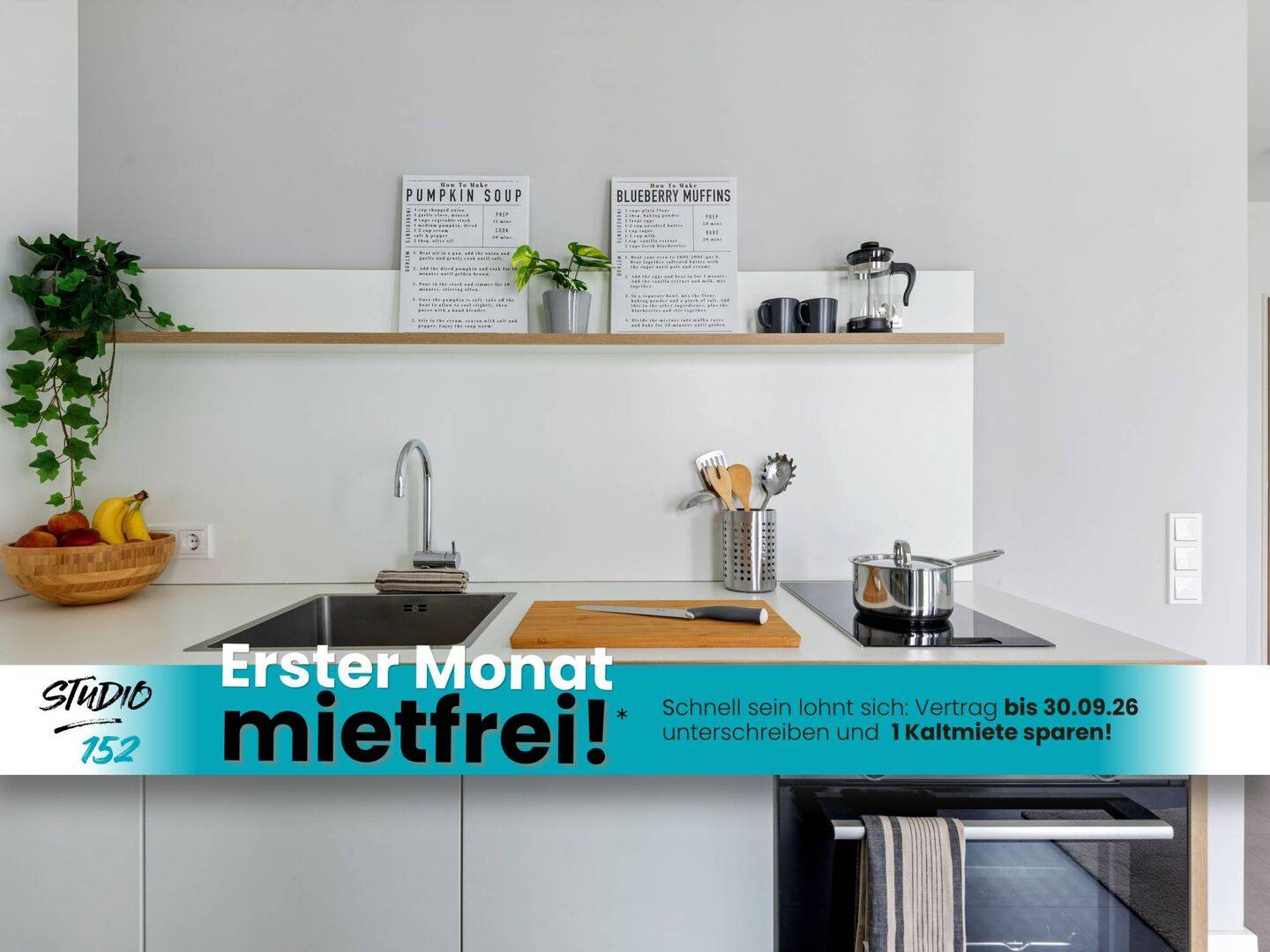 STUDENTS ONLY: Studio 152 – dein voll ausgestattetes Studio im Herzen Wiesbadens mit EBK, ALL-IN-MIETE, UVM., 65197 Wiesbaden (Biebrich Dotzheim Wiesbaden)