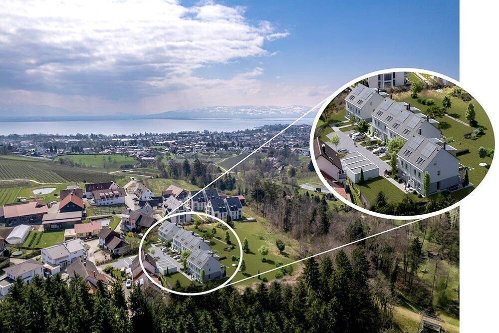 KFW 40 QNG Doppelhaushälfte, günstige Finanzierung (KFW) und Grunderwerbsteuer, Massivbauweise, 88131 Lindau (Bodensee)