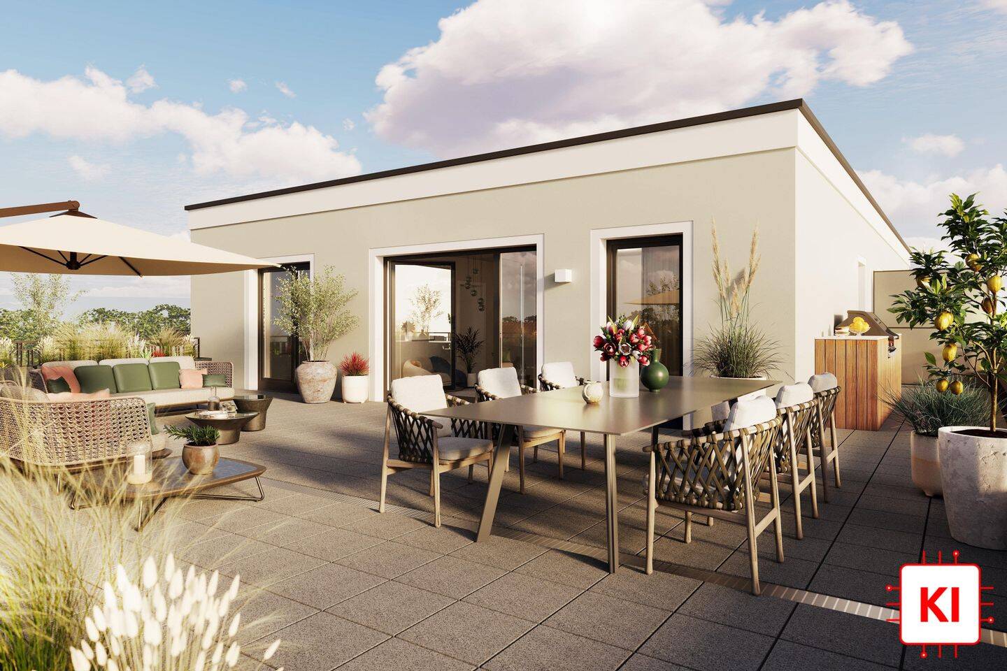 Zinsgünstiges KfW-Darlehen möglich! – Exklusive 3-Zimmer-Wohnung mit Westloggia!, 85764 Oberschleißheim