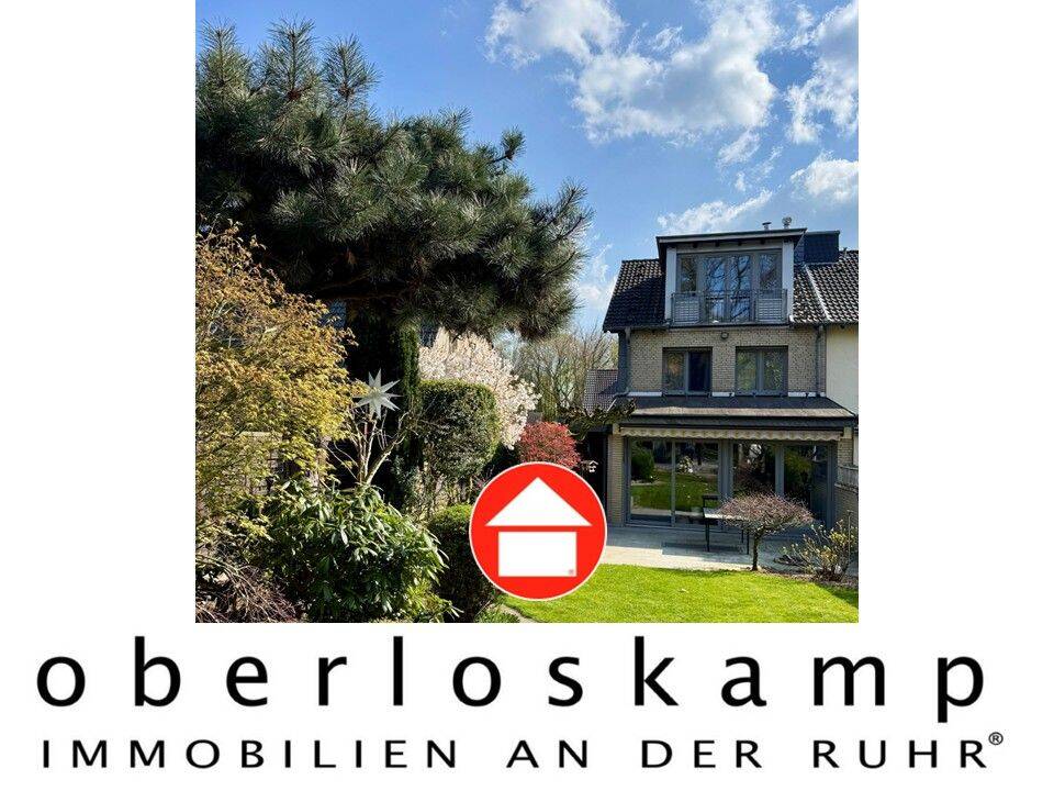 Am Park: Top modernes Einfamilienhaus mit großer Garage, Sauna, Bar, Wärmepumpe u.v.m. sowie wunderschönem Garten!, 45473 Mülheim an der Ruhr