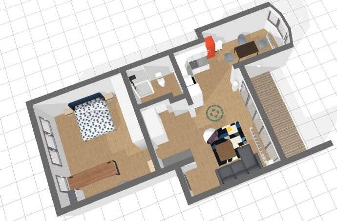 Diese Wohnung wird Ihnen gefallen! 2-Raum-Wohnung Balkon im 5. OG- Provisionsfrei, 54294 Trier