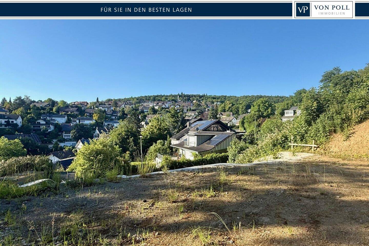 Südwest Grundstück in Blicklage mit Baugenehmigung/ Hangsicherung/Prüfstatik, 65817 Eppstein
