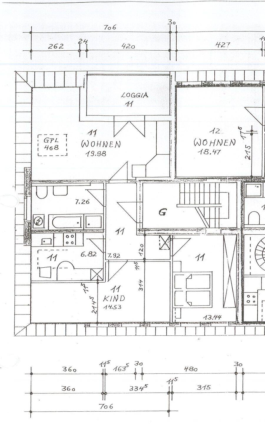 Junkersstraße 16 – Dreiraumwohnung mit Dachbalkon, 6217 Merseburg