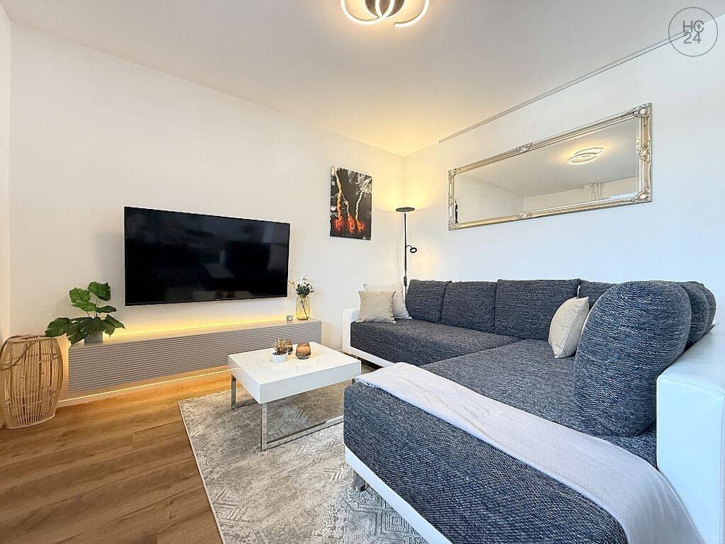 Geschmackvoll möblierte Wohnung mit WLAN und 30 qm großem Balkon in der Fürther Südstadt