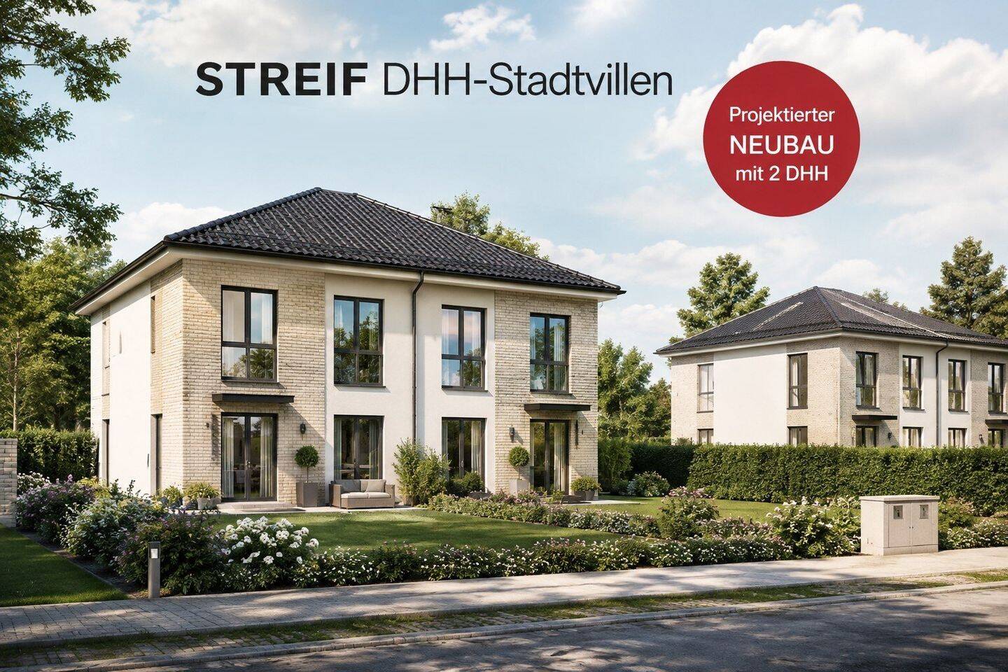 DHH Hälfte im Stadtvilla-Stil in Jenfeld, 22043 Hamburg (Wandsbek Jenfeld Marienthal Tonndorf)