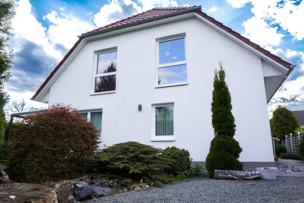 Modernes Einfamilienhaus mit Einliegerwohnung in ruhiger Lage von Neuengamme, 21039 Hamburg (Bergedorf Altengamme Curslack Neuengamme)