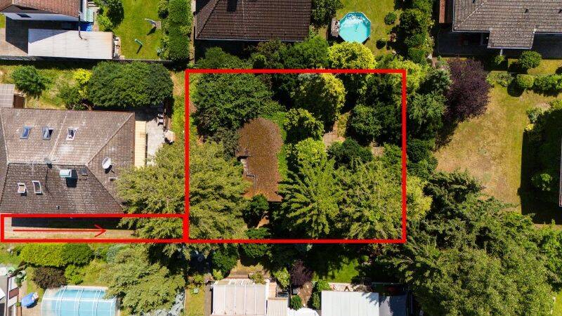 Attraktives Baugrundstück mit 651 m² Fläche in ruhiger Hinterliegerlage, 12357 Berlin (Neukölln Buckow Rudow)