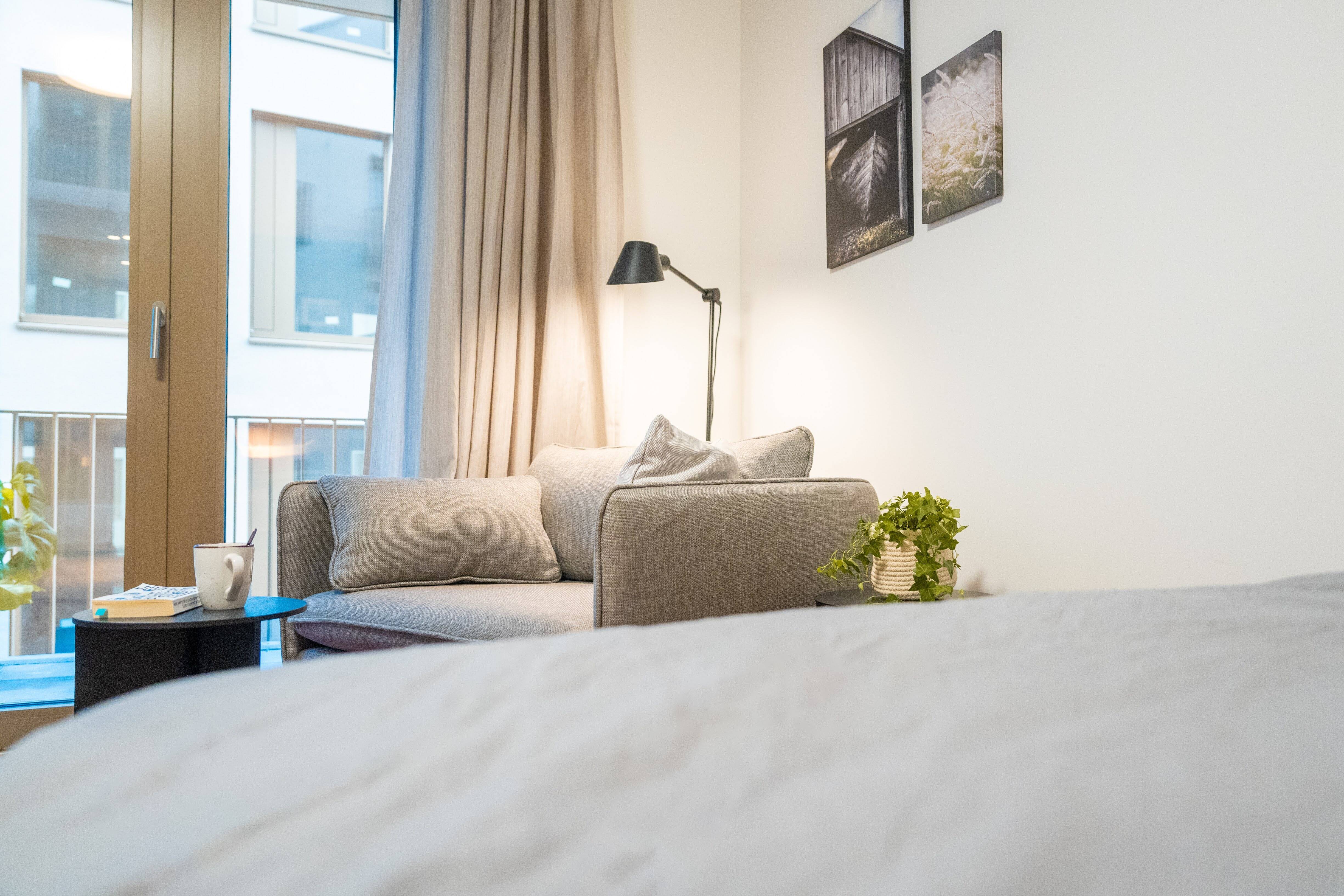 Topmodernes und vollmöbliertes Studioapartment im Neubau-Erstbezug, 70372 Stuttgart (Bad Cannstatt)