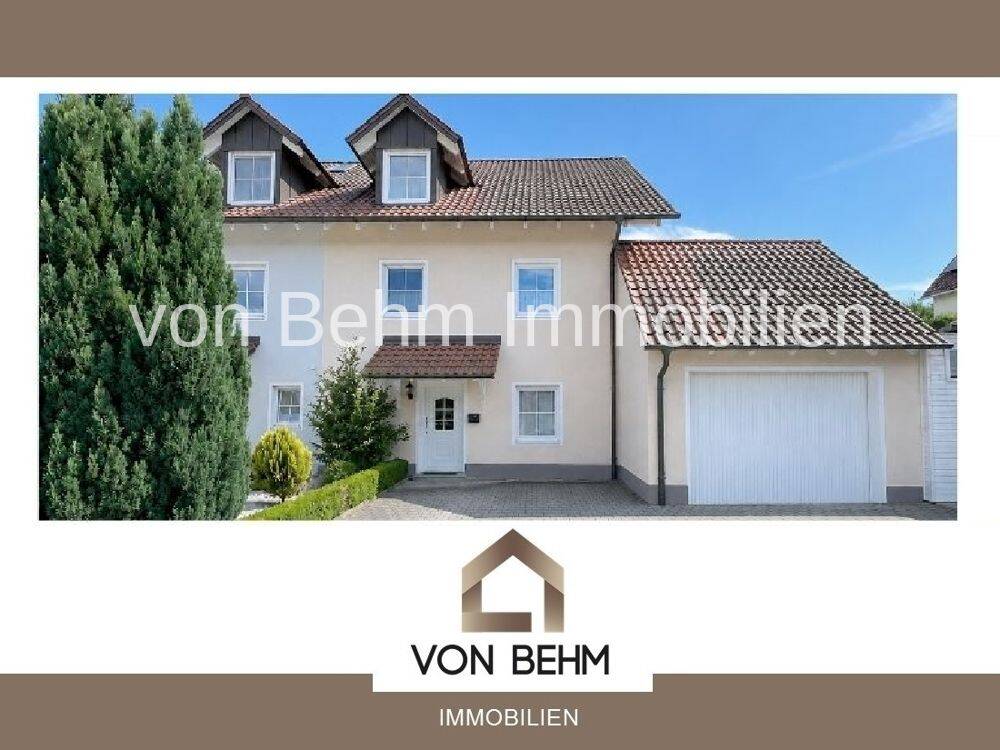 Großzügige Doppelhaushälfte mit Garten in attraktiver Hanglage von Aiglsbach, 84089 Aiglsbach