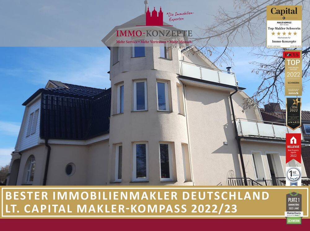 Moderne energetische 4-Zimmer-Wohnung in Zentrumsnähe! Frei ab 01.August, 19061 Schwerin