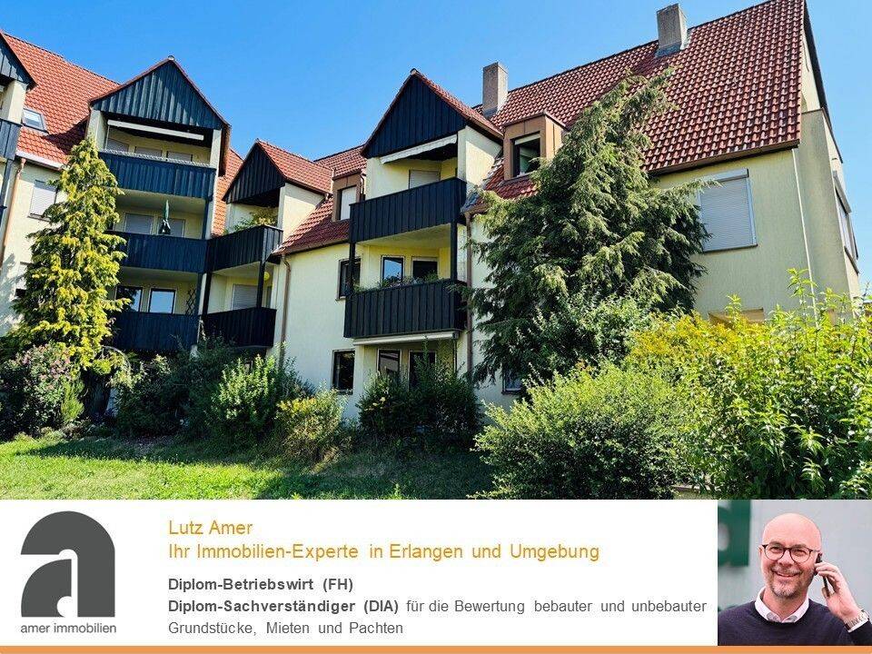 Entspanntes Wohnen im Erdgeschoss, 91058 Erlangen (Bruck Eltersdorf Erlangen-Süd Sebaldussiedlung Tennenlohe)