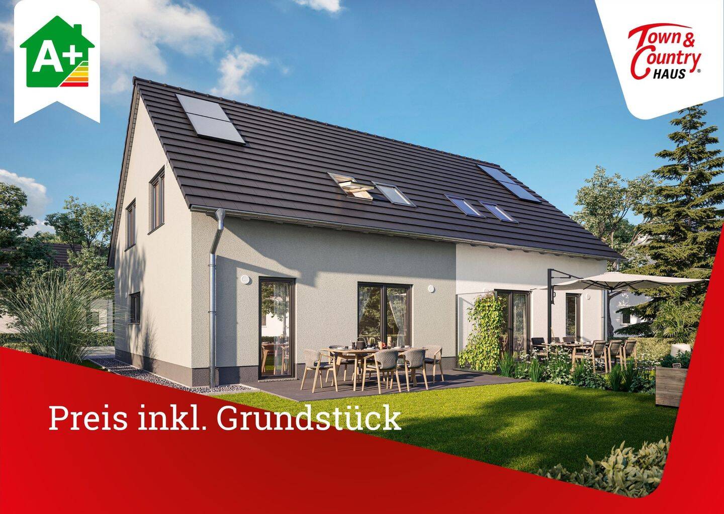 2 Doppelhaushälften, massiv gebaut, Preis inkl. Grundstück, 54429 Schillingen