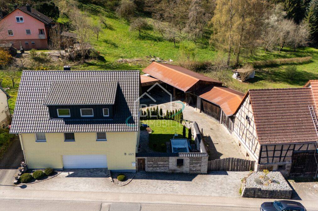 Modernes Einfamilienhaus mit Einliegerpotenzial, großer Hofanlage und Platz für Wohnen & Arbeiten, 74670 Forchtenberg