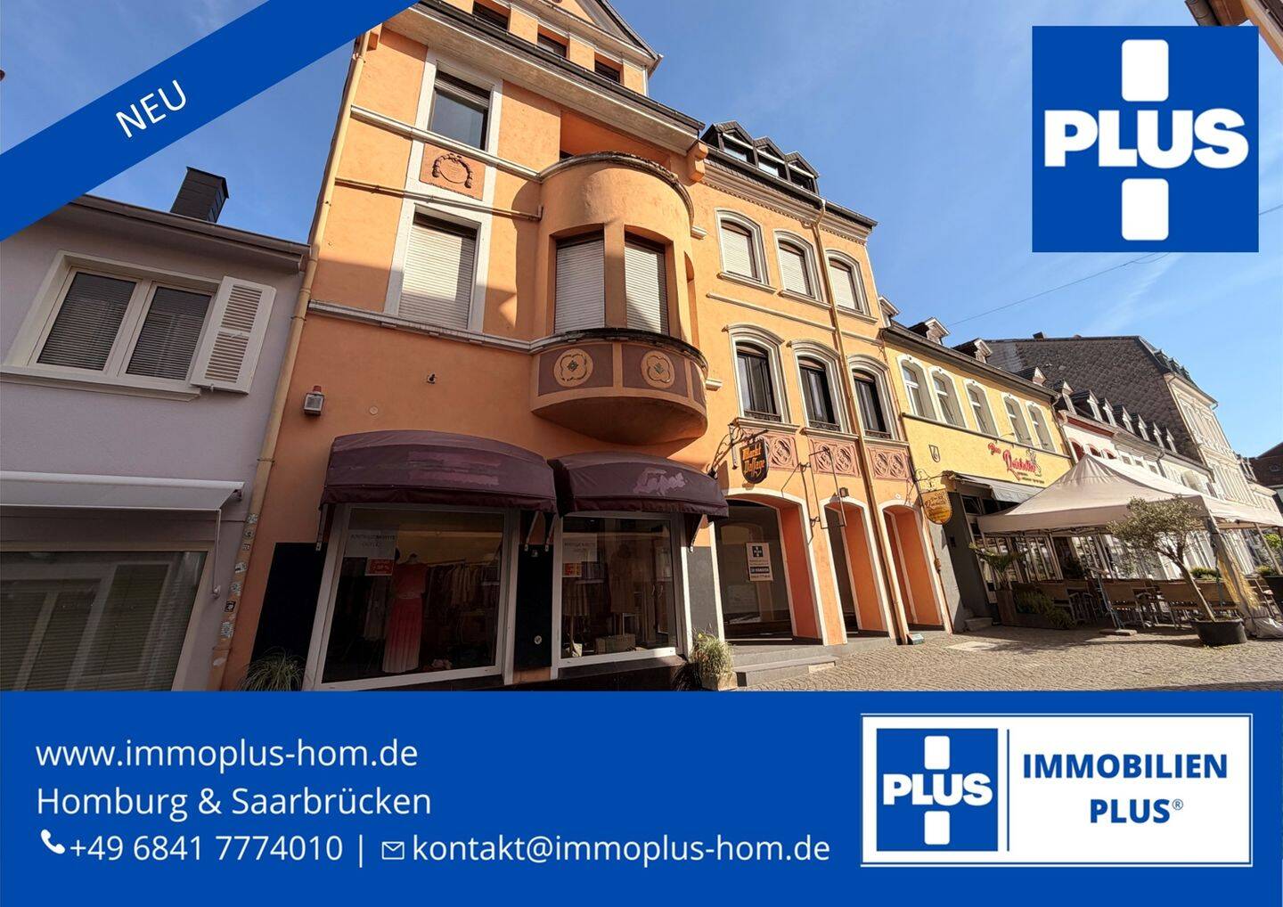 HOMBURG-ZENTRUM; 5 x 1 ZIMMER APARTMENTS AM HISTORISCHEM MARKTPLATZ, 66424 Homburg
